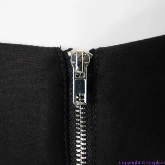 New! Eloquii Sheath Dress with Cut Out star Neckline exposed zipper, size 18 - Picture 12 of 16